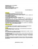 FORMULACIÓN Y EVALUACIÓN DE PROYECTOS DE INVERSIÓN. POLITICAS DEL CURSO: GENERALES