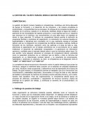 LA GESTION DEL TALENTO HUMANO, MODELO GESTION POR COMPETENCIAS