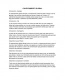 Introducción tema el calentamiento global