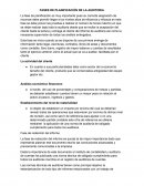 Fases de planificación de la auditoría