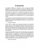 La evaluación tradicional.