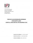 PROYECTO DE INTERVENCIÓN INTERNADO INTRAHOSPITALARIO
