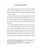 La mujer de medio oriente