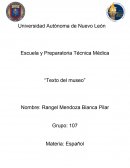 Informe de visita al museo de historia mexicana