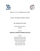 CIENCIAS E INTERACCIONES SOCIALES