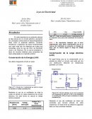 Práctica sobre llas Leyes de Electricidad