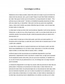 Sociología Jurídica.