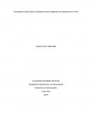 Una Mirada Crítica Sobre La Situación De Los Programas De Televisión En El Perú