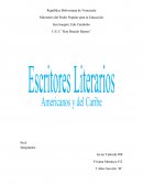 Escritores Literarios de America y el Caribe
