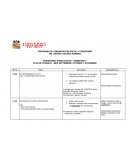 Plan de trabajo. PERIODISMO INVESTIGATIVO