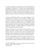 El periodo del Porfiriato