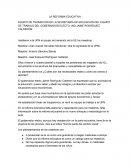 La reforma educativa del gobernador electo