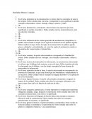 Cuestionario sobre los elementos de la comunicación