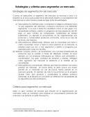 Estrategias y criterios para segmentar un mercado