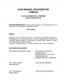 CURRICULUM - EJEMPLO DE CV