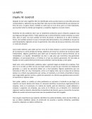 Ensayo la meta Eliyahu M. Goldratt