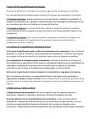 Proceso formal de planificación estratégica