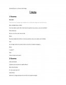 Libreto de Teatro: Lo Sincero del Amigo