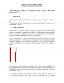 PRACTICAS DE LABORATORIO FENÓMENOS DE BIOTRANSPORTE I