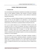 CODIGO TRIBUTARIO BOLIVIANO