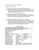 DESARROLLO DEL NIÑO Y DEL ADOLECENTE