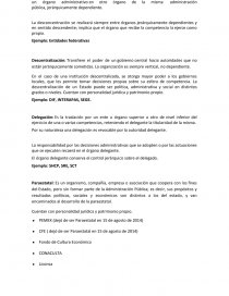 Organización deun organo administrativo. Página 1