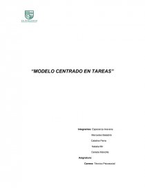 Modelo centrados en tareas. Página 1