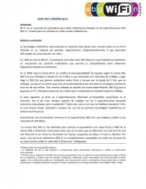 EVOLUCIÓN DE LAS TECNOLOGÍAS EN LAS COMUNICACIONES - WIFI. Página 1