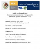 Subdirección académica Departamento de sistemas y computación