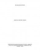 Dectaracion de renta