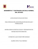 INTRODUCCIÓN, DESCENTRALIZACIÓN INCONCLUSA Y FEDERALIZACIÓN