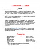 AC/CA En electrónica su frecuencia es de 60Hz