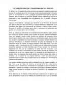 Factores del derecho