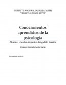 Conocimientos aprendidos de la psicología