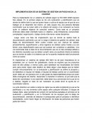 SISTEMA DE GESTION UN PASO HACIA LA CALIDAD