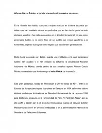 ALFONSO GARCIA ROBLES. Página 1
