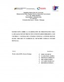 INSTRUCCIÓN SOBRE LA ELABORACIÓN DE PRESUPUESTOS PARA LA REALIZACION DE PROYECTOS COMUNITARIOS DIRIGIDOS A LOS VOCEROS Y VOCERAS DEL CONSEJO COMUNAL ANTONIO JOSÉ DE SUCRE UBICADO EN BARRANCAS, MUNICIPIO SOTILLO ESTADO MONAGAS.