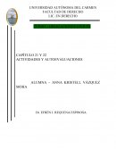 CAPÍTULO 21 Y 22 ACTIVIDADES Y AUTOEVALUACIONES