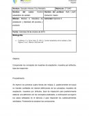 Modulo 2, Muestreo de aceptación y fiabilidad del proceso y producto