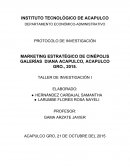 PROTOCOLO DE INVESTIGACIÓN MARKETING ESTRATÉGICO DE CINÉPOLIS GALERÍAS