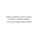 Analisis comparativo de los sistemas electorales entre canada, islandia y chile