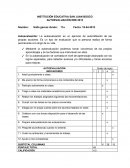 AUTOEVALUACIÓN ERE 2013
