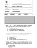 INSTRUCCIONES PARA EL DESARROLLO DE LA EVALUACIÓN