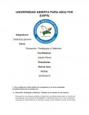 Educación, Pedagogía y Didáctica.