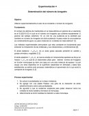 Determinación del número de Avogadro
