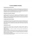 PLAN DE SIEMBRA INTEGRAL PLANIFICACIÓN DEL HUERTO ESCOLAR