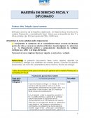 Instrucciones del curso de planeación fiscal