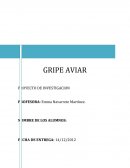 GRIPE AVIAR PROYECTO DE INVESTIGACION