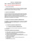 TEMA - CIENCIA DEL DERECHO ADMINISTRATIVO