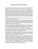 ANÁLISIS PSICOANALÍTICO “EL PRINCIPITO”